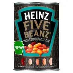 Pupiņu maisījums Heinz piecu veidu 415g