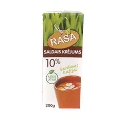 Saldais krējums Rasa 10% 200g