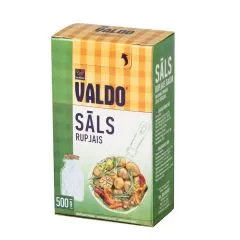 Sāls rupjā Valdo 0.5kg kārbā