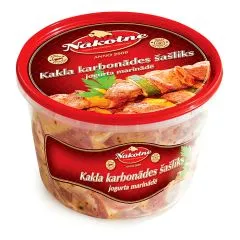 Šašļiks kakla karbonādes Nākotne jogurta marinādē