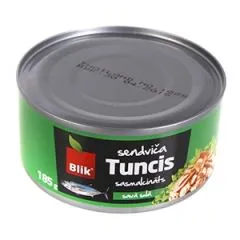 Sendviča tuncis savā sulā Blik 185g