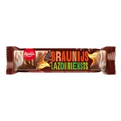 Šok.batoniņš Braunijs lazdu riekstu, karameles 50g