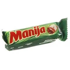 Šok.batoniņš Manija ar lazdu riekstiem 49g