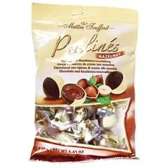 Šok.konfektes ar lazdu riekstu krēma pild.125g