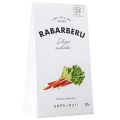 Sukādes Gardu Muti bioloģiskās rabarberu sukādes 100g