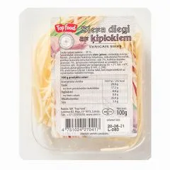 Svaigais siers TOP FOOD Siera diegi ar ķiplokiem 100g