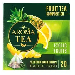 Tēja Aroma Pyramids Exotic Fruits 20x50g