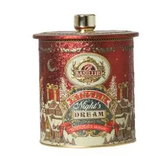 Tēja beramā melnā Basilur Winter Midnight Magic 100g metāla