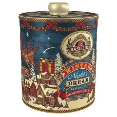 Tēja beramā melnā Basilur Winter Shooting Star 100g metāla