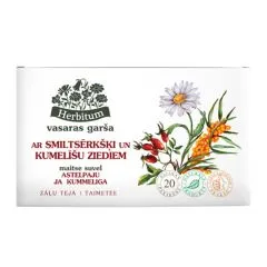 Tēja zāļu Herbitum smiltsērkšķu un kumelīšu 1.5gx20