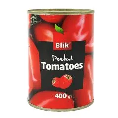 Tomāti savā sulā mizoti Blik 400g