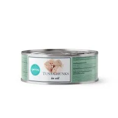 Tunča gabaliņi augu eļļā 185g/130g Gemoss