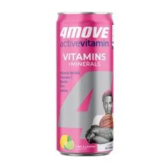 Vitamīnu ūdens 4Move ar minirāliem, 0.33l ar depoz., bundža