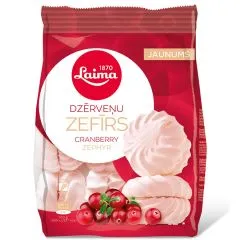Zefīrs Laima dzērveņu 200g