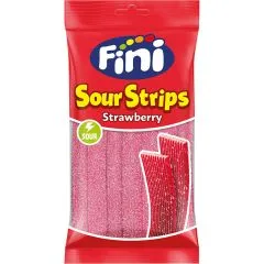 Želejkonfektes Fini Sour Strips ar zemeņu g.125g