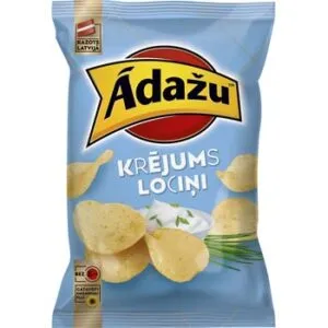 Čipsi Ādažu krējums & lociņi 130g