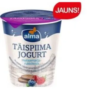 Jogurts pilnpiena Alma ar meža ogām un rupjmaizi 350g