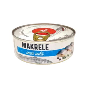 Konservi Makrele savā sulā Banga 240g