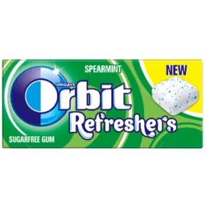 Košļ.gumija Orbit Refreshers Spearmint 15,6g