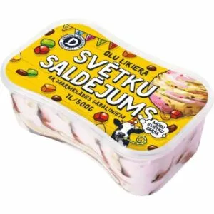 Saldējums Druva olu liķiera ar marm,šok, roz 1000ml/500g