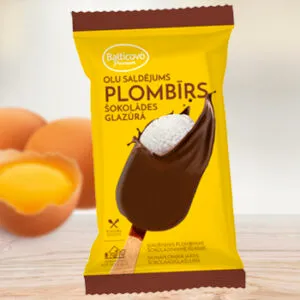 Saldējums Olu plombīrs šokL.glaz.uz kociņa 120ml/65g