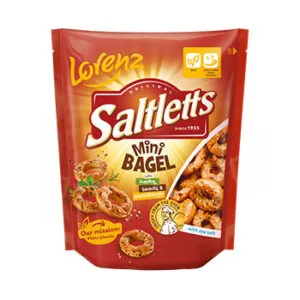 Sausbaranciņas ar sēklām Lorenz Saltletts Mini Bagel 100g