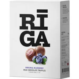 Šokol. trif. ar melleņu jogurta krēma pild. “Rīga” 202g