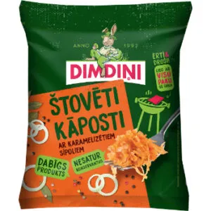 Štovēti kāposti ar karamelizētiem sīpoliem, 500g
