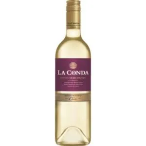 Vīns La Conda Sem-sweet balts 12.5% 0.75l