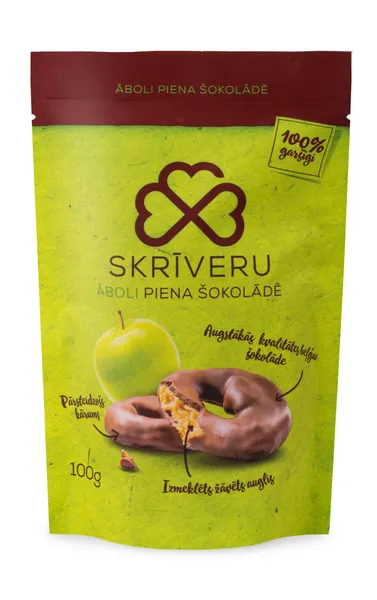 Āboli piena šokolādē 100g, Skrīveru