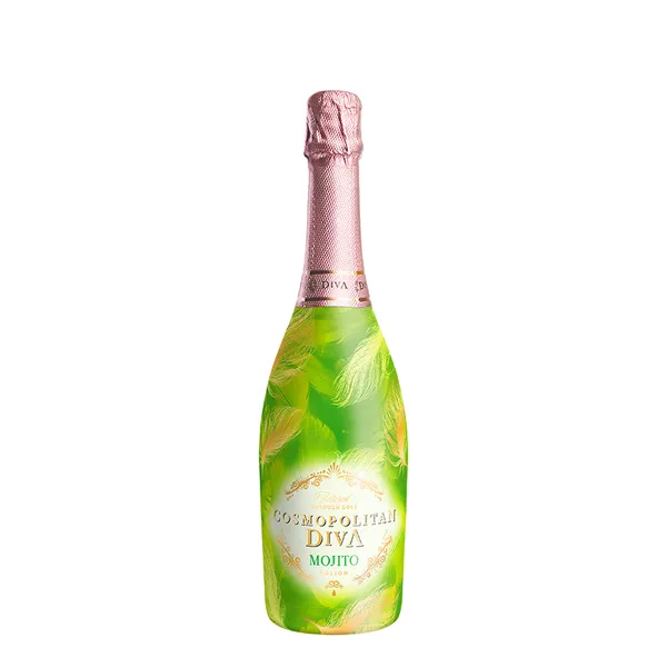 Alk. dzirkstošais dzēriens Cosmopolitan Diva Mojito 5.5% 0.75l