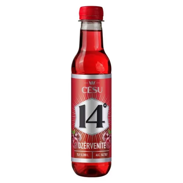 Alk. kokt. Cēsu Dzērvenīte 14% 0.28l PET
