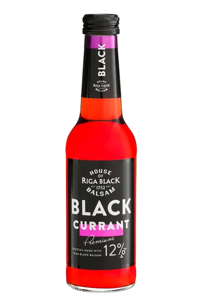 Alk. kokt. Riga Black Balsam Currant 12% 0.25l