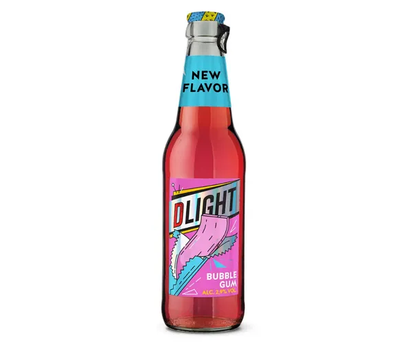 Alus dzēriens DLIGHT Bubble Gum 2.9% 0.33l