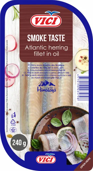 Atlantijas siļķu fileja kūp. (Matjes) 240g (190g), Viči