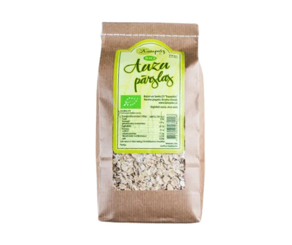Auzu pārslas BIO 500g, Kaņepītes