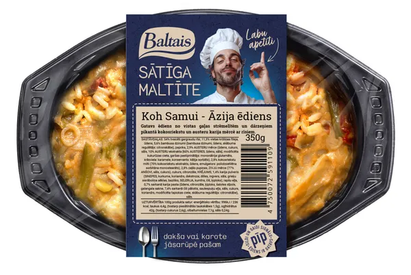 Āzijas ēdiens Koh Samui 350g, Baltais
