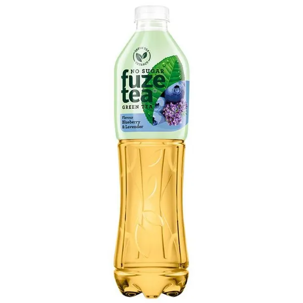 B/a dzēriens Ledus tēja ar zaļo tēju, lavandas ekstr. un melleņu garšu 1.5l PET, Fuzetea