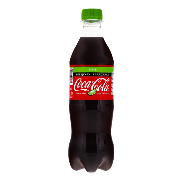 B/a gāzēts dzēriens Coca-Cola Zero Lime 0.5l