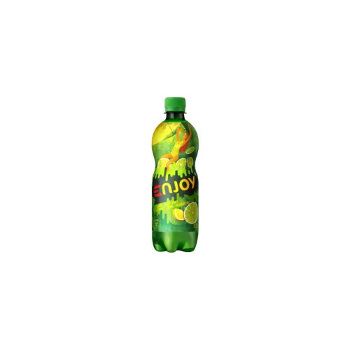 B/a gāzēts dzēriens Enjoy citronu-laima-piparmētru 0.5L.