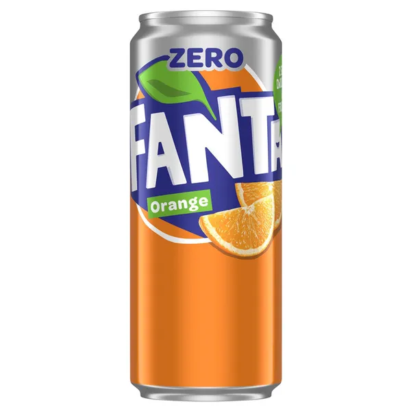 B/a gāzēts dzēriens Fanta OR ZERO 0.33l CAN