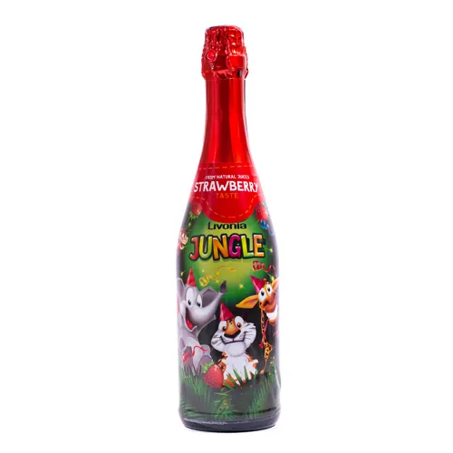 B/a gāzēts dzēriens Jungle Zemeņu 0.75l, Livonia