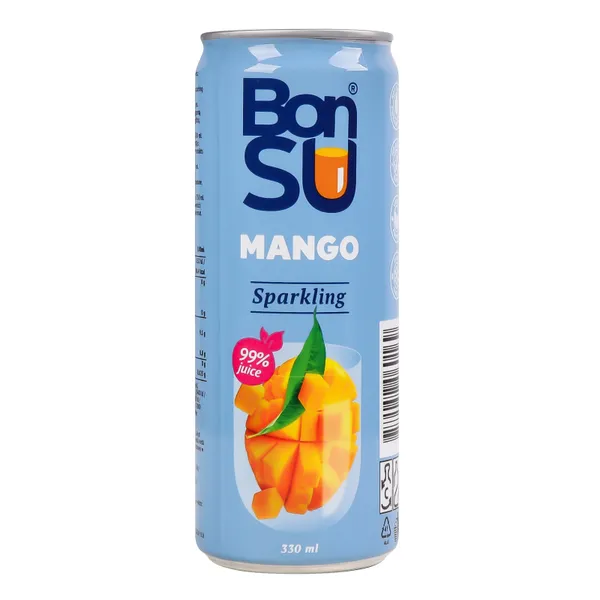 B/a gāzēts mango sulas dzēriens 330ml CAN, Bonsu