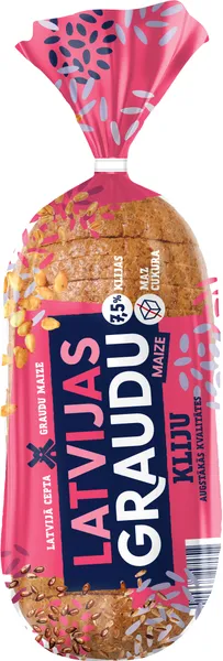 Baltmaize kliju Latvijas Graudu 500g, Latvijas Maiznieks