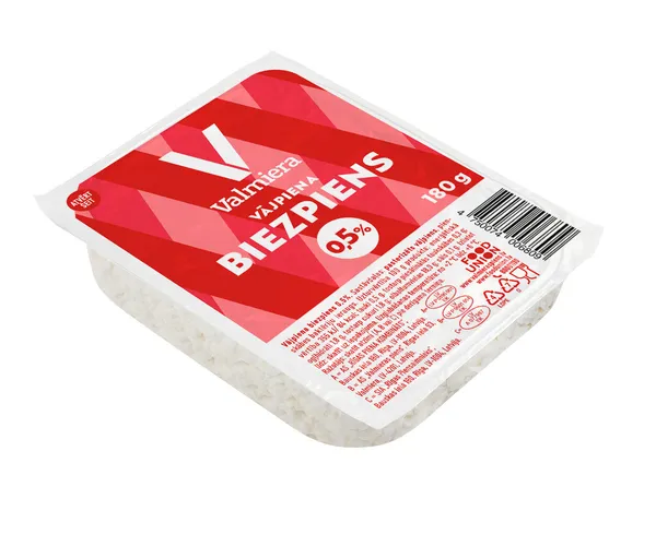 Biezpiens vājpiena 0.5% 180g, Valmiera