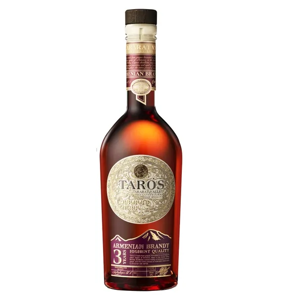 Brendijs Taros 3YO 40% 0.5l