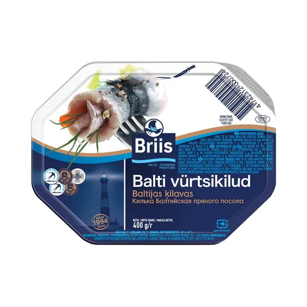 Brētliņas ar garšvielām 400g, Briis