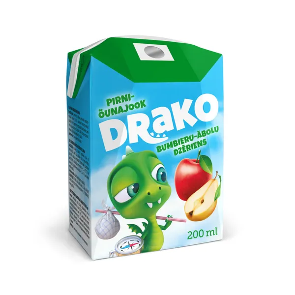 Bumbieru-ābolu dzēriens Drako 0.2l