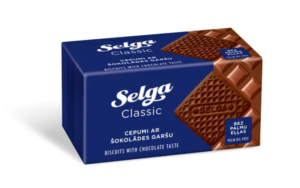 Cepumi ar šokolādes garšu Selga 180g, Laima