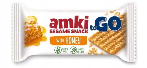 Cepumi sezama sēkliņu AMKI TO GO ar Medu 22.5g